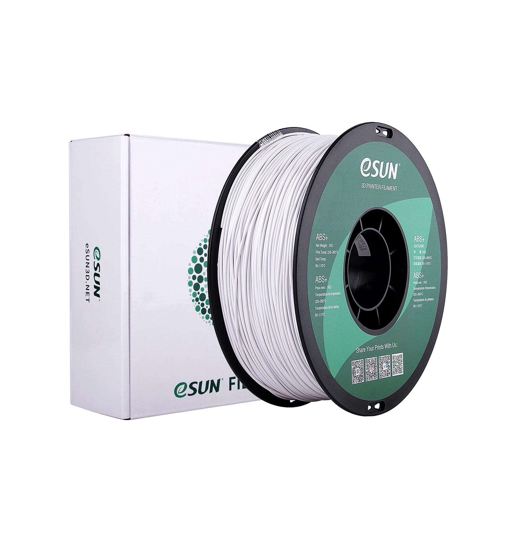 Filamento ABS Blanco frío